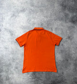 Stone island orange polo shirt