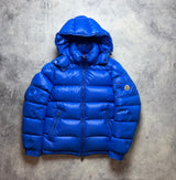 Moncler royal blue Maya Giubbotto jacket