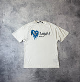 Palm angels white st Moritz spray tee