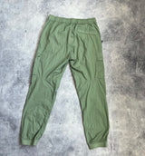 Stone island sage green cuffed cargo trousers
