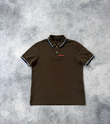 Prada khaki polo shirt