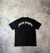 Palm angels black shark graphic tee