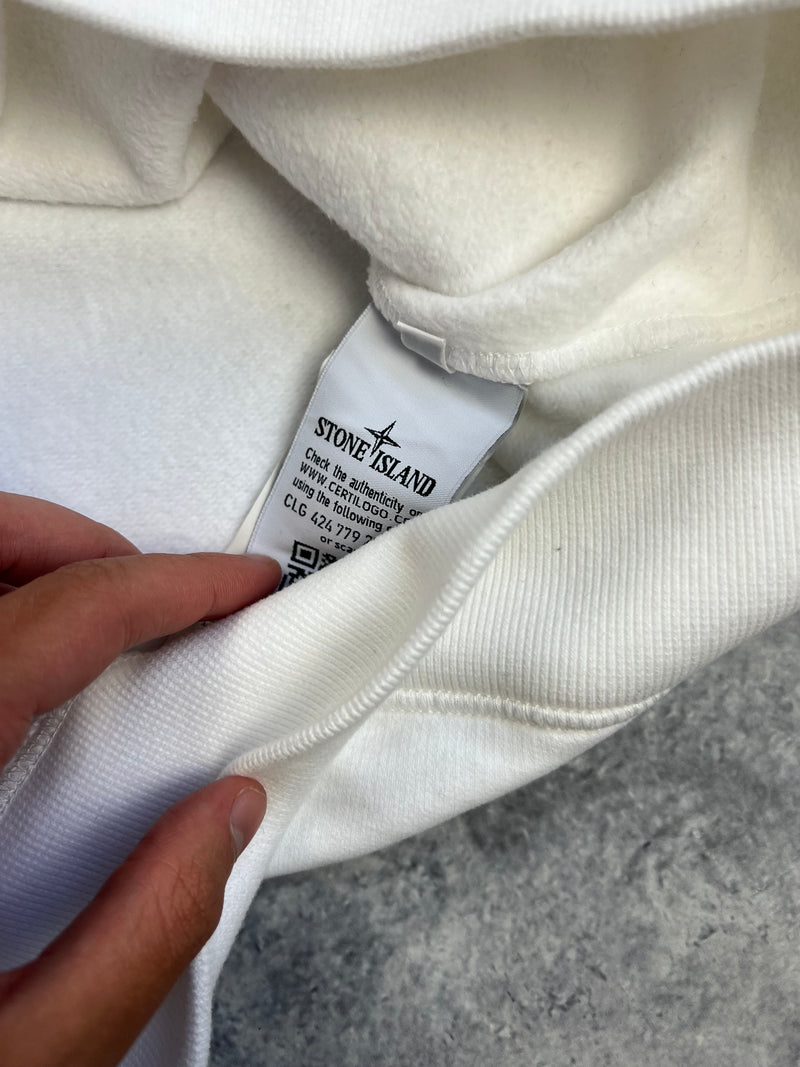 Stone island 2020 white jumper