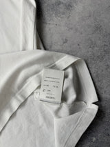 Moncler white polo shirt