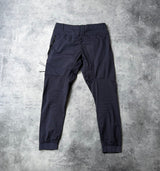 CP company navy stretch cotton cargo trousers