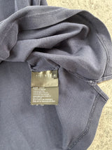Prada navy polo shirt black badge