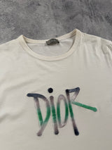 Dior x Stussy white tee