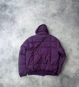 Stone island purple crinkle reps NY down jacket