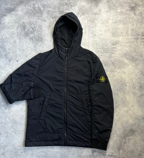 Stone island 2021 black comfort tech composite jacket