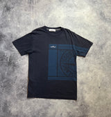 Stone island navy graphic tee