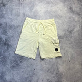 CP company yellow cotton shorts