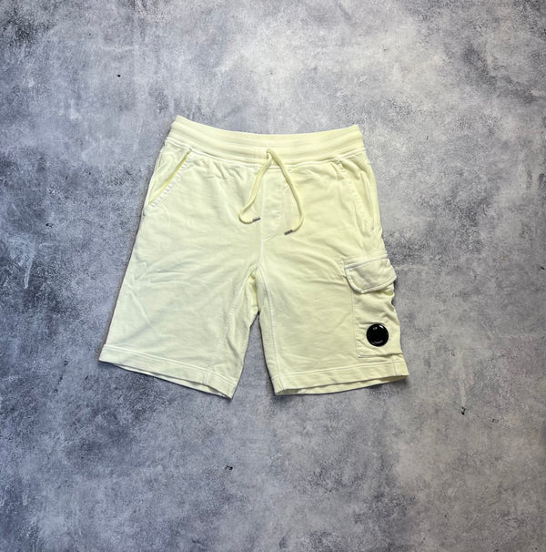 CP company yellow cotton shorts