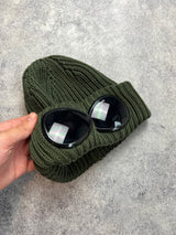 CP company khaki wool beanie