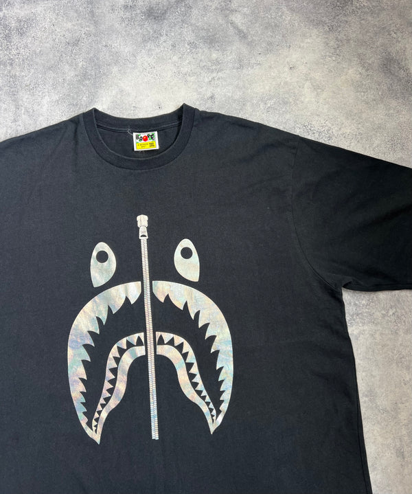 Bape holo shark face tee