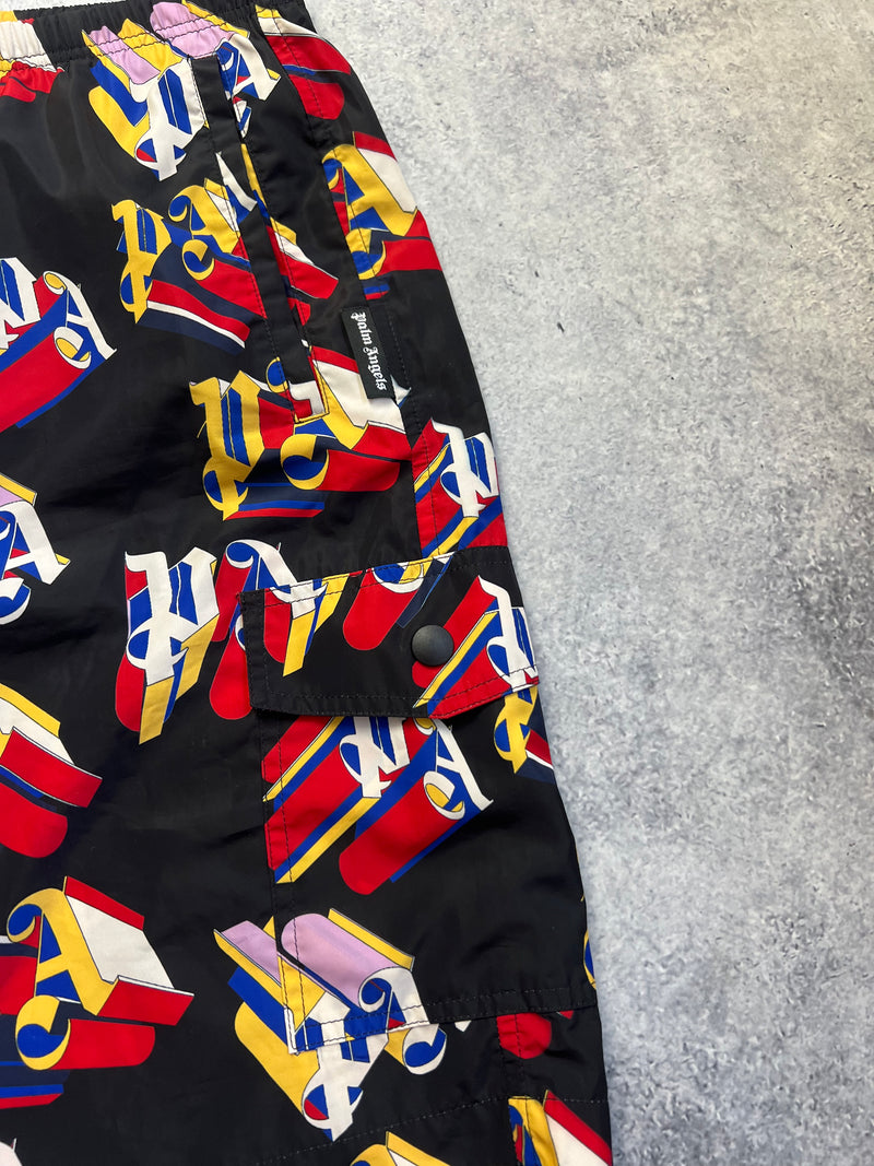 Palm angels 3D logo swim shorts