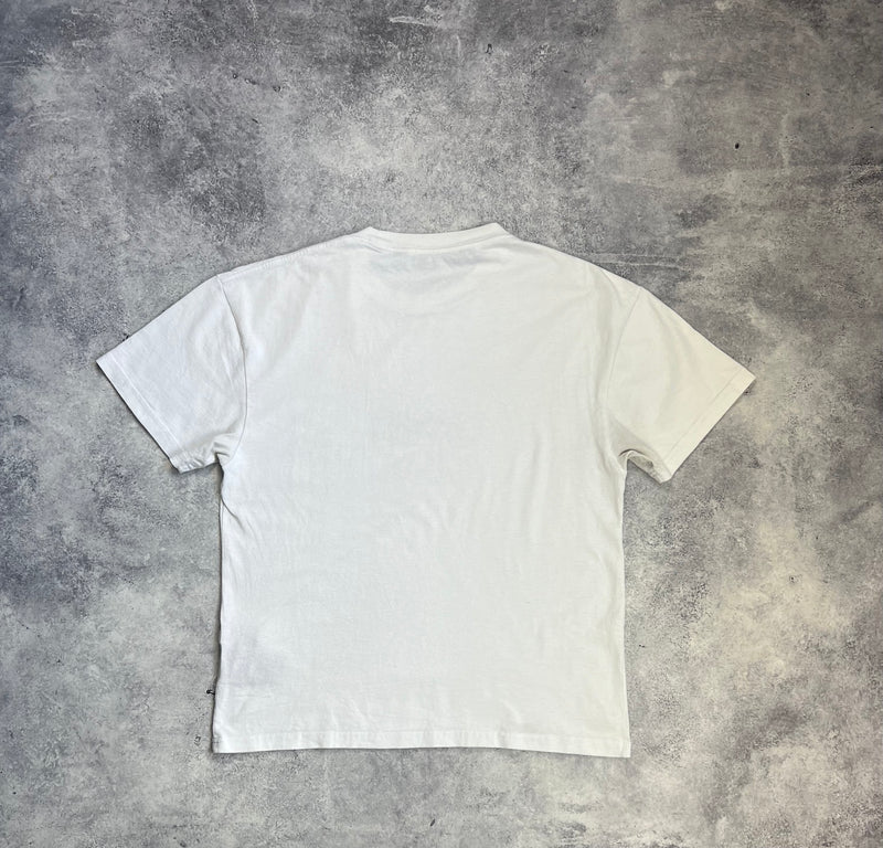 Palm angels white box logo tee