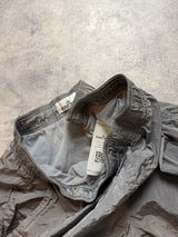 Stone island 2024 silver nylon metal swim shorts