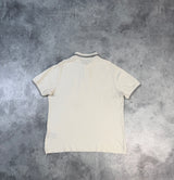 Stone island white polo shirt