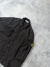 Stone island SS22 black nylon overshirt