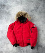 Canada goose red chilliwack bomber jacket