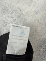 Moncler black double logo tee