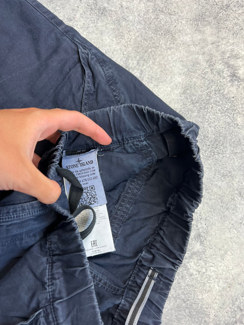 Stone island 2018 navy blue cargo shorts