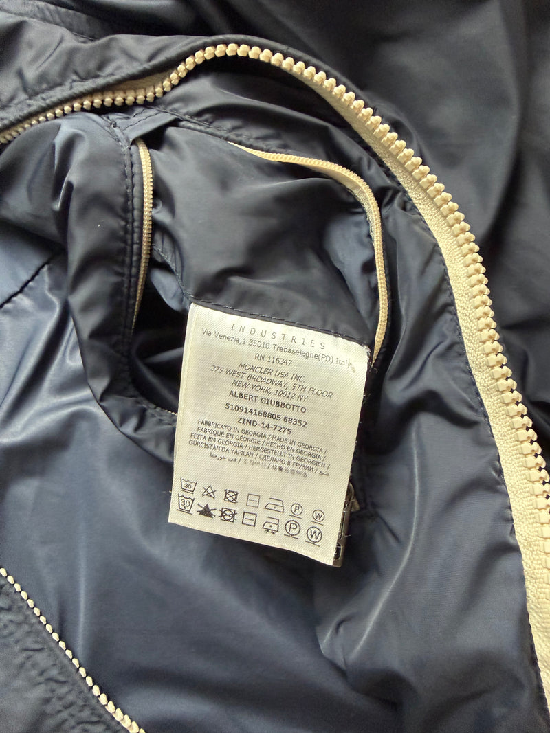 Moncler navy Albert Giubbotto jacket