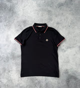 Moncler navy polo shirt
