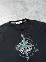 Stone island SS21 black graphic tee