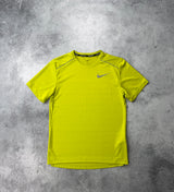 Nike lime green miler tee