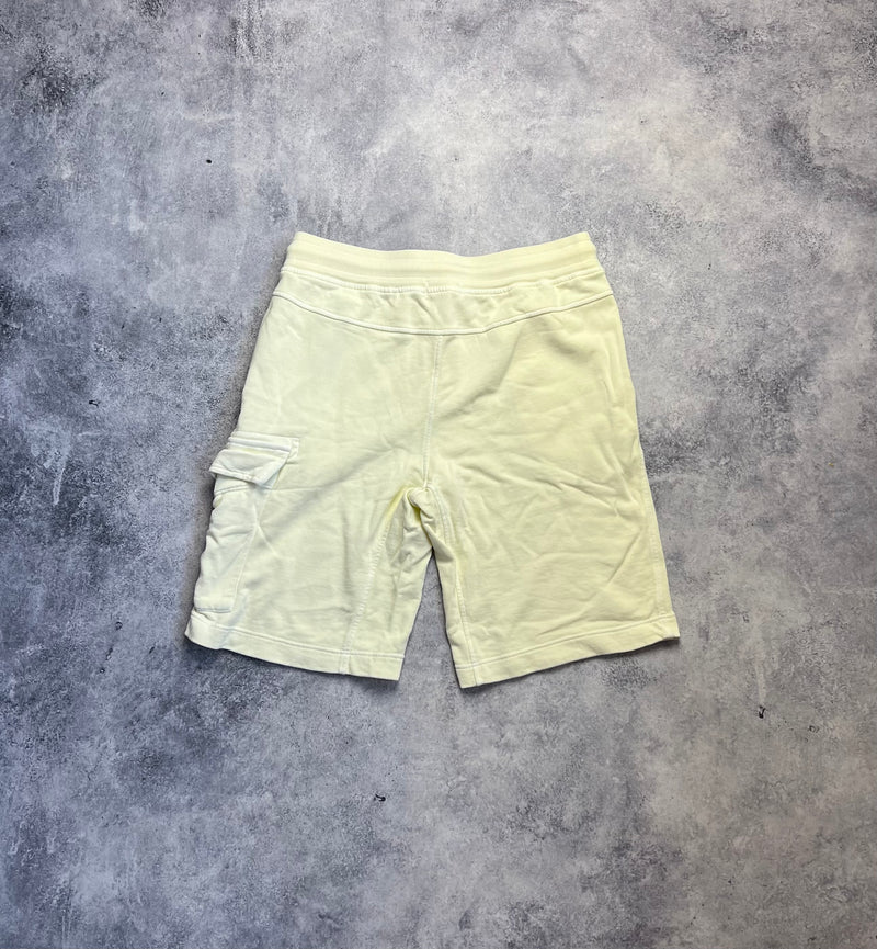 CP company yellow cotton shorts