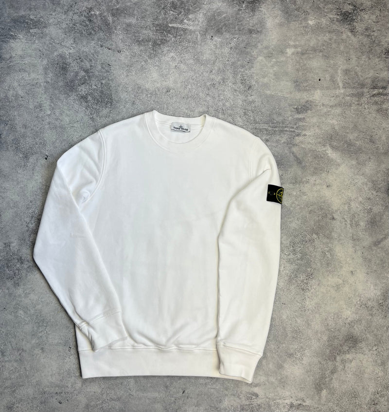 Stone island 2020 white jumper