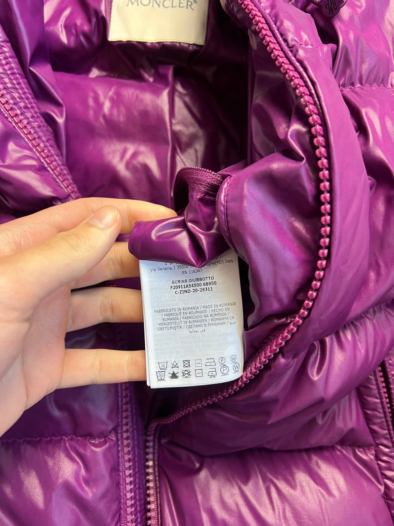 Moncler ecrins purple jacket