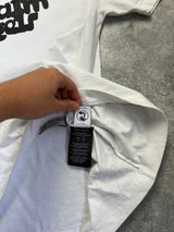 Palm angels white sketchy logo tee