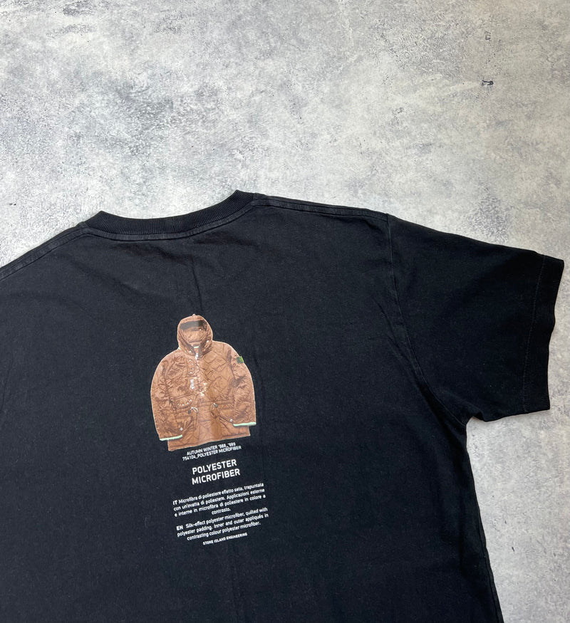 Stone island 2021 black archivio tee