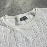 Dior oblique white towel tee