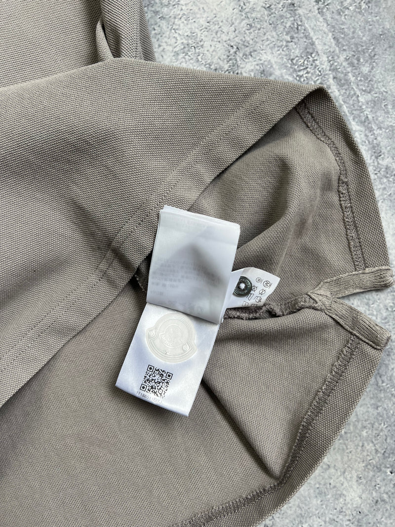 Moncler grey polo shirt