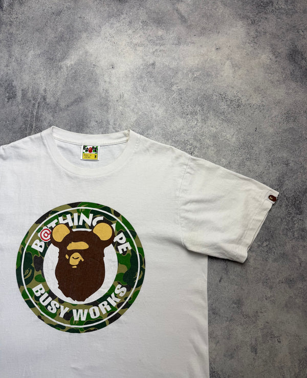 Bape busy works graphic tee
