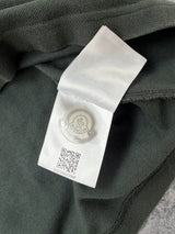 Moncler dark green polo shirt