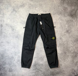 Stone island black cargo trousers BNWT