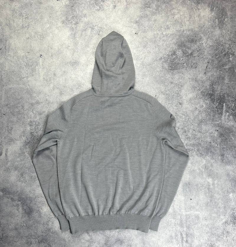 Canada goose welland silver ore knit hoodie