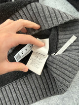 Off-white blocked knit crewneck