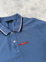 Prada blue polo shirt
