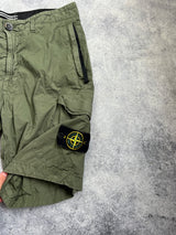Stone island 2020 khaki cargo shorts