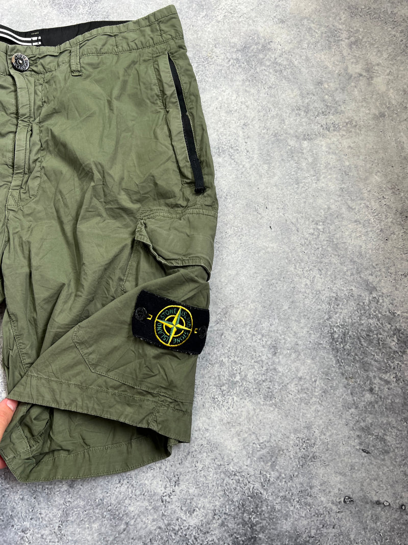 Stone island 2020 khaki cargo shorts
