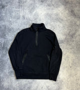 CP company black 1/4 zip jumper