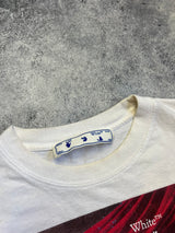 Off-white sprayed Caravaggio painting white tee