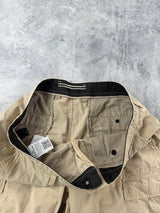 Stone island beige cargo shorts
