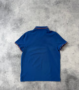 Moncler blue polo shirt
