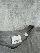 Burberry grey graphic tee